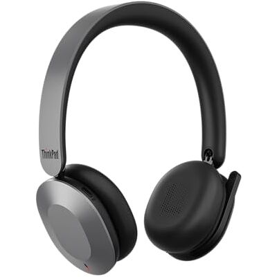 Lenovo ThinkPad Dual-Mode Wireless ANC Foldable Headset 8550 Aura Edition, cuffie wireless Bluetooth USB-A con ANC ibrida, ENC AI e Sound by Bose, certificate Teams Lenovo ThinkPad Dual-Mode Wireless ANC Foldable Headset 8550 Aura Edition, cuffie wireless Bluetooth USB-A con ANC ibrida, ENC AI e Sound by Bose, certificate Teams
