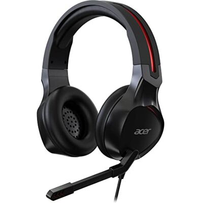 Cuffia Gaming Acer Nitro NHW820 - Microfono omnidirezionale, regolabile, driver da 50 mm Cuffia Gaming Acer Nitro NHW820 - Microfono omnidirezionale, regolabile, driver da 50 mm