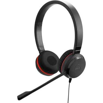 Jabra Evolve 30 II, cuffie stereo con cavo certificate Unified Communications con unità di controllo chiamate, microfono a cancellazione del rumore, indicatori LED, eccellente qualità del suono - Jabra Evolve 30 II, cuffie stereo con cavo certificate Unified Communications con unità di controllo chiamate, microfono a cancellazione del rumore, indicatori LED, eccellente qualità del suono -