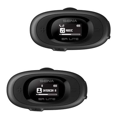 Sena 5R LITE Interfono Bluetooth HD a due vie per moto, Confezione Doppia Sena 5R LITE Interfono Bluetooth HD a due vie per moto, Confezione Doppia