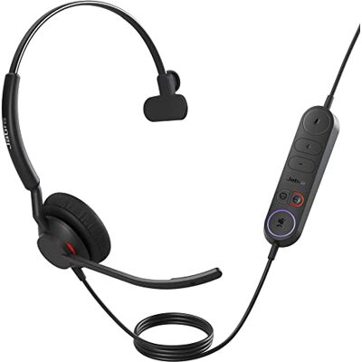 Jabra Engage 40 Telefono On Ear Headset Cablato Mono Nero Riduzione del rumore Microfono Cancelling Headse Jabra Engage 40 Telefono On Ear Headset Cablato Mono Nero Riduzione del rumore Microfono Cancelling Headse