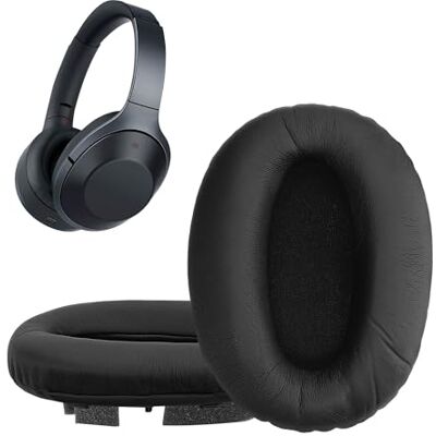 kwmobile 2x Cuscinetto Cuffie Compatibile con Sony MDR-1000X / WH-1000XM2 Pad Cuscinetti Ricambio Cuffie Over Ear Simil Pelle nero kwmobile 2x Cuscinetto Cuffie Compatibile con Sony MDR-1000X / WH-1000XM2 Pad Cuscinetti Ricambio Cuffie Over Ear Simil Pelle nero