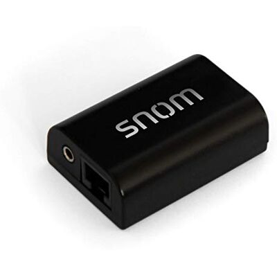 SNOM EHS Wireless Headset Adapter (Vendor-specifica EHS protocolli, segnalazione di Suoneria, DHSG standard, Nessun alimentatore supplementare Obbligatorio); Nero; 00002362 SNOM EHS Wireless Headset Adapter (Vendor-specifica EHS protocolli, segnalazione di Suoneria, DHSG standard, Nessun alimentatore supplementare Obbligatorio); Nero; 00002362