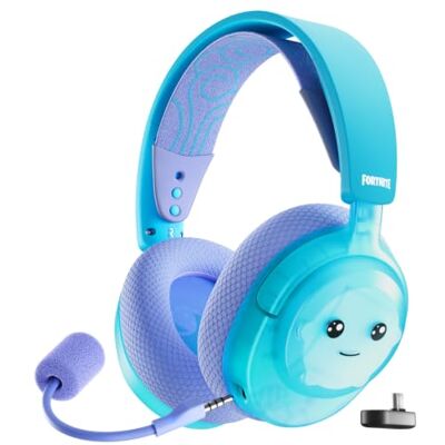 SteelSeries Arctis Nova 3X Cuffia da gioco wireless Fortnite Sprite Ed Oggetto di gioco bonus incluso, controllo app per dispositivi mobili, 2,4 GHz + Bluetooth, batteria 40h, PS5, PC, Switch/2 SteelSeries Arctis Nova 3X Cuffia da gioco wireless Fortnite Sprite Ed Oggetto di gioco bonus incluso, controllo app per dispositivi mobili, 2,4 GHz + Bluetooth, batteria 40h, PS5, PC, Switch/2