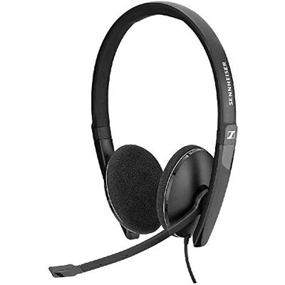 EPOS Sennheiser PC 3.2 Chat Microfono con Cancellazione del Rumore, Gioco Casual Leggero, Disegno Minimalista, Controllo Chiamate, Microfono Pieghevole, Jack da 3.5 mm, Connettività a 3 Poli EPOS Sennheiser PC 3.2 Chat Microfono con Cancellazione del Rumore, Gioco Casual Leggero, Disegno Minimalista, Controllo Chiamate, Microfono Pieghevole, Jack da 3.5 mm, Connettività a 3 Poli