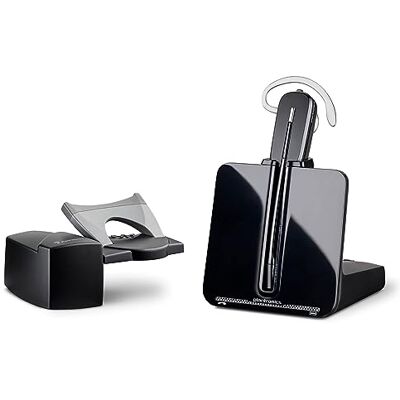 PLT Poly Convertible, Monouricolare Senza Filo, Connessione Bluetooth, Cancellazione del Rumore, Comandi sul Dispositivo, Imbottitura in Similpelle, Autonomia 7 Ore, Compatibile con Telefoni Fissi, Nero PLT Poly Convertible, Monouricolare Senza Filo, Connessione Bluetooth, Cancellazione del Rumore, Comandi sul Dispositivo, Imbottitura in Similpelle, Autonomia 7 Ore, Compatibile con Telefoni Fissi, Nero