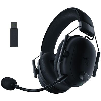 Razer BlackShark V2 Pro per PC Cuffie da gioco Esports Premium senza fili (Cuffie Wireless con Driver da 50 mm, Microfono Supercardioide HyperClear, Bluetooth) Nero Razer BlackShark V2 Pro per PC Cuffie da gioco Esports Premium senza fili (Cuffie Wireless con Driver da 50 mm, Microfono Supercardioide HyperClear, Bluetooth) Nero
