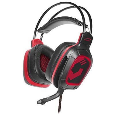 Speedlink DRAZE Gaming Headset padiglioni auricolari imbottiti, controllo del volume e silenziamento manuale del microfono nero Speedlink DRAZE Gaming Headset padiglioni auricolari imbottiti, controllo del volume e silenziamento manuale del microfono nero