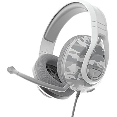 Turtle Beach Cuffie da gioco multipiattaforma cablate Recon 500 Arctic Camo PS5, PS4, PC, Xbox Series X S e Xbox One Turtle Beach Cuffie da gioco multipiattaforma cablate Recon 500 Arctic Camo PS5, PS4, PC, Xbox Series X S e Xbox One