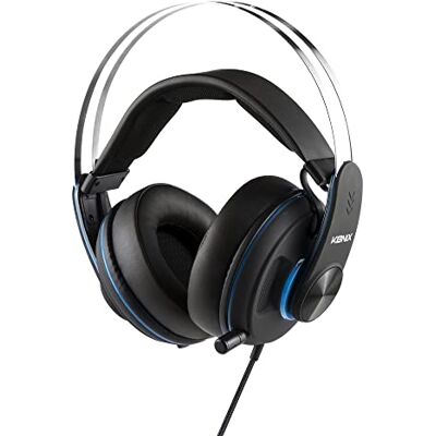 Konix Cuffie da gioco cablate Mythics PS-600 per console PS4 Altoparlanti da 50 mm Microfono flessibile Nero Konix Cuffie da gioco cablate Mythics PS-600 per console PS4 Altoparlanti da 50 mm Microfono flessibile Nero