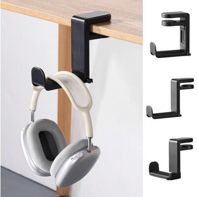 kwmobile Porta Cuffie Scrivania Supporto Cuffie Gaming Portacuffie Scrivania per Headset/Overear headphone per Casa e Ufficio Accessori Gaming con Rotazione a 360° nero kwmobile Porta Cuffie Scrivania Supporto Cuffie Gaming Portacuffie Scrivania per Headset/Overear headphone per Casa e Ufficio Accessori Gaming con Rotazione a 360° nero