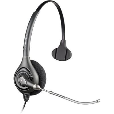 Plantronics SupraPlus HW251 Cuffia Mono dalla Fascia per Telefono Via Cavo, Tubo Vocale, Nero (Ricondizionato) Plantronics SupraPlus HW251 Cuffia Mono dalla Fascia per Telefono Via Cavo, Tubo Vocale, Nero (Ricondizionato)