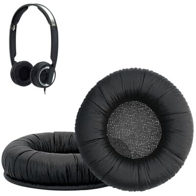 kwmobile 2x Cuscinetto Cuffie Compatibile con Sennheiser PX200 / PX100 Pad Cuscinetti Ricambio Cuffie Over Ear Simil Pelle nero kwmobile 2x Cuscinetto Cuffie Compatibile con Sennheiser PX200 / PX100 Pad Cuscinetti Ricambio Cuffie Over Ear Simil Pelle nero