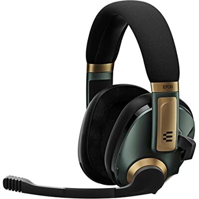 EPOS Gaming H3Pro Hybrid Gaming Headset PC Headphones with Microphone Noise-Cancellation, Adjustable, Smart Button Audio Mixing, Bluetooth, Gaming Suite, Surround Sound Windows 10 Comp(Verde) EPOS Gaming H3Pro Hybrid Gaming Headset PC Headphones with Microphone Noise-Cancellation, Adjustable, Smart Button Audio Mixing, Bluetooth, Gaming Suite, Surround Sound Windows 10 Comp(Verde)