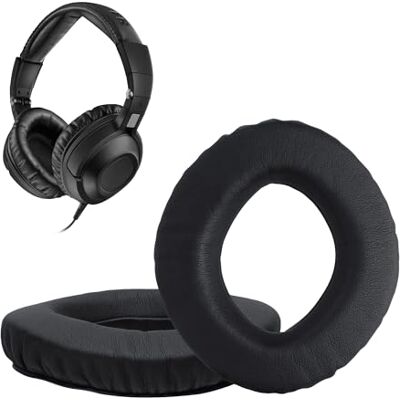 kwmobile 2x Cuscinetto Cuffie Compatibile con Sennheiser PX360 / MM550-X / MM450-X Pad Cuscinetti Ricambio Cuffie Over Ear Simil Pelle nero kwmobile 2x Cuscinetto Cuffie Compatibile con Sennheiser PX360 / MM550-X / MM450-X Pad Cuscinetti Ricambio Cuffie Over Ear Simil Pelle nero