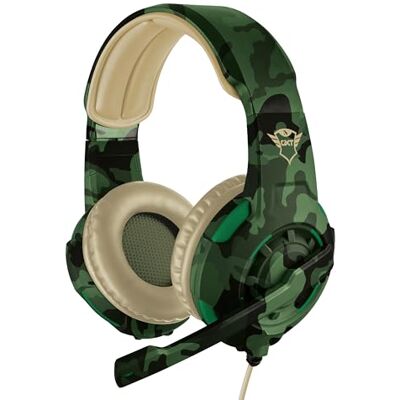 Trust GXT 310C Radius Cuffie da Gaming, Stereo, Jungle Camo Trust GXT 310C Radius Cuffie da Gaming, Stereo, Jungle Camo