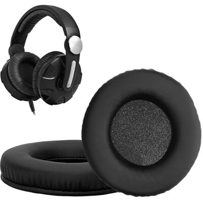 kwmobile 2x Cuscinetto Cuffie Compatibile con Sennheiser HD215 /HD225 /HD205 II/HD 4.40 BT Pad Cuscinetti Ricambio Cuffie Over Ear Simil Pelle nero kwmobile 2x Cuscinetto Cuffie Compatibile con Sennheiser HD215 /HD225 /HD205 II/HD 4.40 BT Pad Cuscinetti Ricambio Cuffie Over Ear Simil Pelle nero