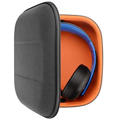 GEEKRIA Shield custodia per gaming headset per cuffie grandi over-ear, borsa da viaggio rigida di ricambio con spazio per cavi, compatibile con Sony INZONE H9, SHURE SRH840 e altro (Grigio) GEEKRIA Shield custodia per gaming headset per cuffie grandi over-ear, borsa da viaggio rigida di ricambio con spazio per cavi, compatibile con Sony INZONE H9, SHURE SRH840 e altro (Grigio)