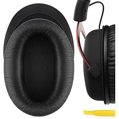 GEEKRIA Earpad Replacement for Kingston HyperX Cloud II Gaming Headset Ear Pad/Ear Cushion/Ear Cups/Ear Cover/Earpads Repair Parts (Black PU) GEEKRIA Earpad Replacement for Kingston HyperX Cloud II Gaming Headset Ear Pad/Ear Cushion/Ear Cups/Ear Cover/Earpads Repair Parts (Black PU)