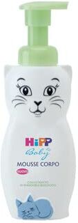 Hipp Baby Mousse Corpo Per Neonati, Flacone A Forma Di Simpatico Gatto, Pelli Normali, 1 Pezzo da 150 Ml 466.65 ml