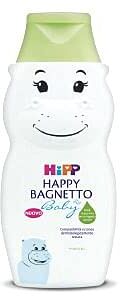 HiPP Baby Happy Bagnetto Per Neonati, Flacone A Forma Di Simpatico Ippopotamo, Pelli Normali, 1 Pezzo da 300 Ml 610.9 ml