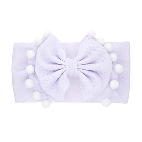 BANLV Stretchy 3D Bowknot Hat Bands Baby Baby Baby 1PC Accessori Solid Ball Cura Baby Fiocco