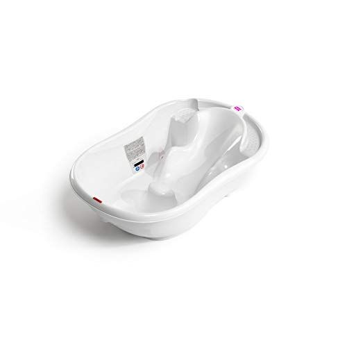 OKBABY Onda Vaschetta dal Design Ergonomico per il Bagnetto del Neonato, 0-12 Mesi, Bianco, 55 milliliters, 1.75 kilograms, 1 Unità, 1