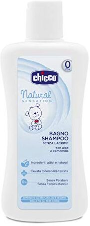 Chicco Natural Sensation Bagno Shampoo senza Lacrime, con Aloe e Camomilla, 0+ Mesi 200 ml