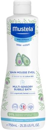 Mustela Bébé-enfant bain mousse éveil à l'avocat 750ml