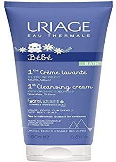 Uriage Bébé 1ere Crème Lavante Crema Detergente Senza Sapone, 200ml