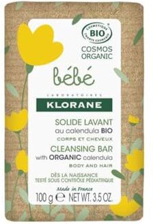 Klorane Bébé Cleansing Bar with Organic Calendula 100g