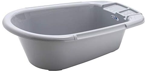 Rotho Babydesign Bella Bambina  Vasca da Bagno, 845 x 470 x 270 mm, Grigio