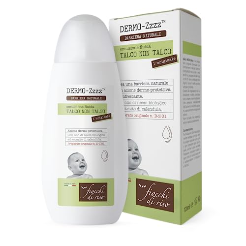 Fiocchi di riso Talco NON Talco ORIGINALE 120ml SUDORAZIONE E ZANZARE Crea una barriera naturale con profumazione sgradita alle zanzare.