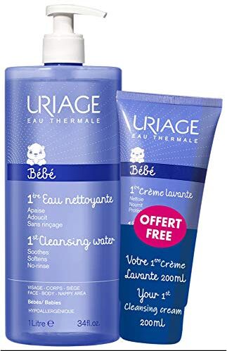 Uriage Bebe 1er Cleansing Water 1l+cream One Size