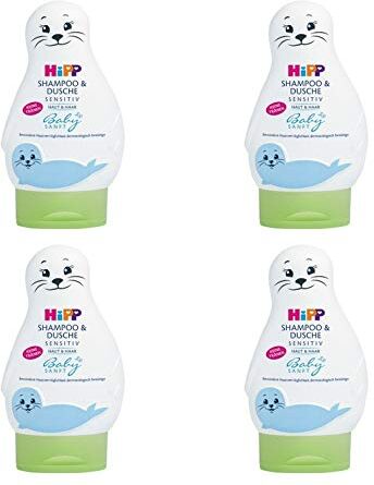 HiPP Babysanft shampoo e doccia, 4-Pack (4 x 200 ml)