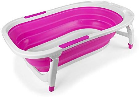 Interbaby Amazon Vasca da bagno Rosa pieghevole per bambini Vasca da bagno portatile