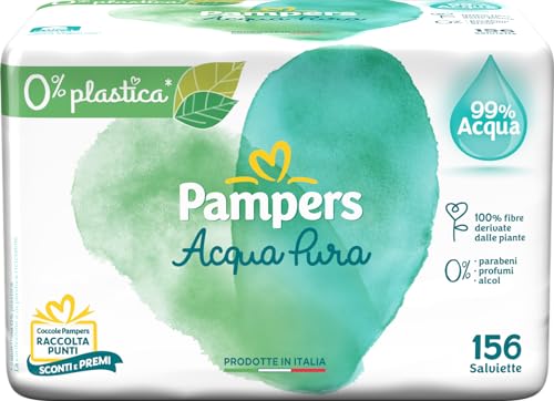 Pampers Acqua Pura Salviettine Pacco da 3 x 52 pezzi