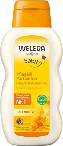 WELEDA Baby Olio Extra Delicato Calendula , senza profumazione, prodotto per la detersione e massaggio di neonati nei primi giorni di vita, formula extra-delicata (1x 200ml)