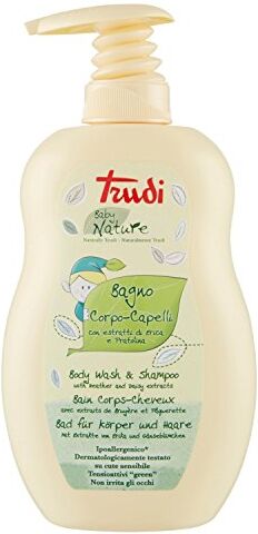 Trudi baby nature bagno corpo-capelli con estratti di erica e pratolina 400 ml