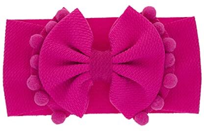 BANLV Stretchy 3D Bowknot Hat Bands Baby Baby Baby 1PC Accessori Solid Ball Cura Baby Fiocco