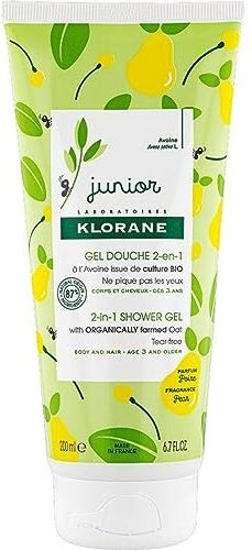 Klorane junior gel ducha pera 200ml