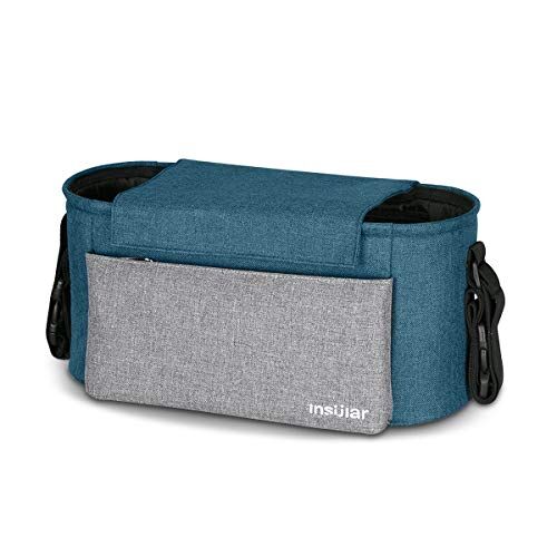 SONARIN Impermeabile Borsa Passeggino Organizer Borsa Fasciatoio,Grande Capacità per iPhone, Pannolini, Giocattoli e Accessor(Blu)