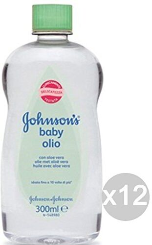 Johnson & Johnson Set 12 JOHNSON'S Olio Aloe Verde Ml 300 Cura Della Pelle