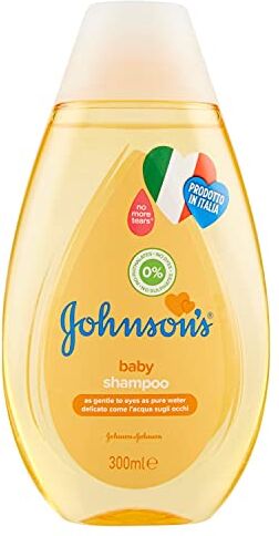 Johnson & Johnson Johnson's Baby, Shampoo Senza Coloranti Solfati Alcol e Sapone, Non Più Lacrime, 300ml