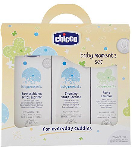 Chicco 3207 Cofanetto bagnoschiuma e shampoo senza lacrime + pasta lenitiva