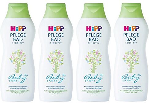 HiPP Babysanft Pflege Bad, confezione da 4er (4 x 350ml)