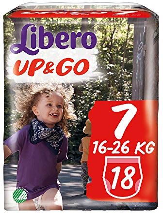 libero PANNOLINI  UP&GO 7^ 16-26 KG • 18 PEZZI