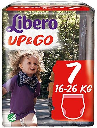 libero PANNOLINI  UP&GO 7^ 16-26 KG • 16 PEZZI CONFEZIONE 8 PZ