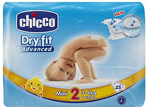 Chicco Dry Fit Advance Pannolino Mini, 25 Pezzi