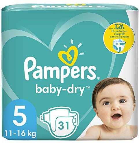 Pampers Baby-Dry Size 5 A 12 Ore Di Protezione, Per 11-16Kg 900 Gr